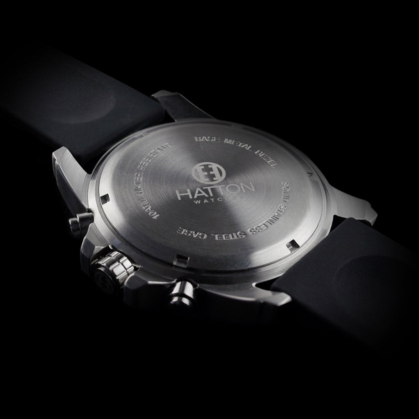 Hatton Subocean 30M 44mm Chronograph - Nato Black Strap