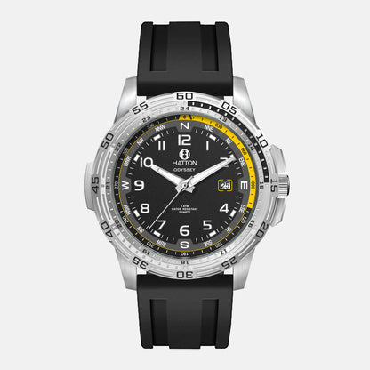 Hatton Odyssey 30M 46mm Quartz - Silver/Yellow - Pre-Order