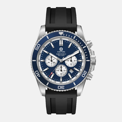 Hatton Subocean II 100M 42mm Chronograph - Blue/Black